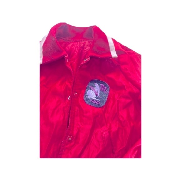 Vintage satin Starter jacket custom patch 80s 90s hockey collar Streetwear retro